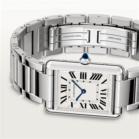 must de cartier watch quartz japan movt|cartier tank must large strap.